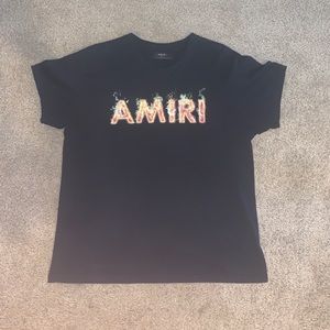 Amiri Flame T shirt